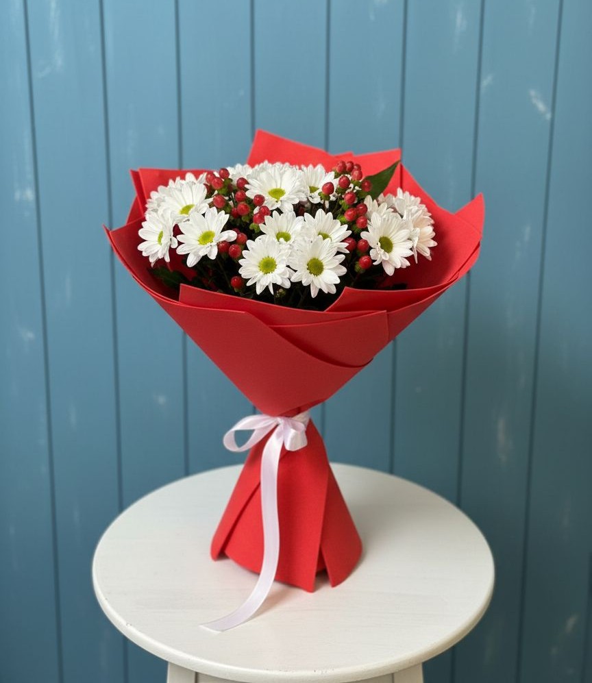 Букет цветов из: Хризантемы в Надыме