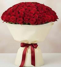 Букет 101 Красная роза Милано в Надыме