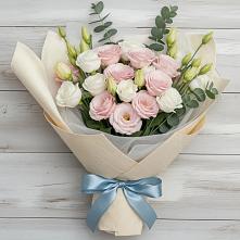 Букет цветов из:  Лизиантусы #REPLACE_PRED# Надыме