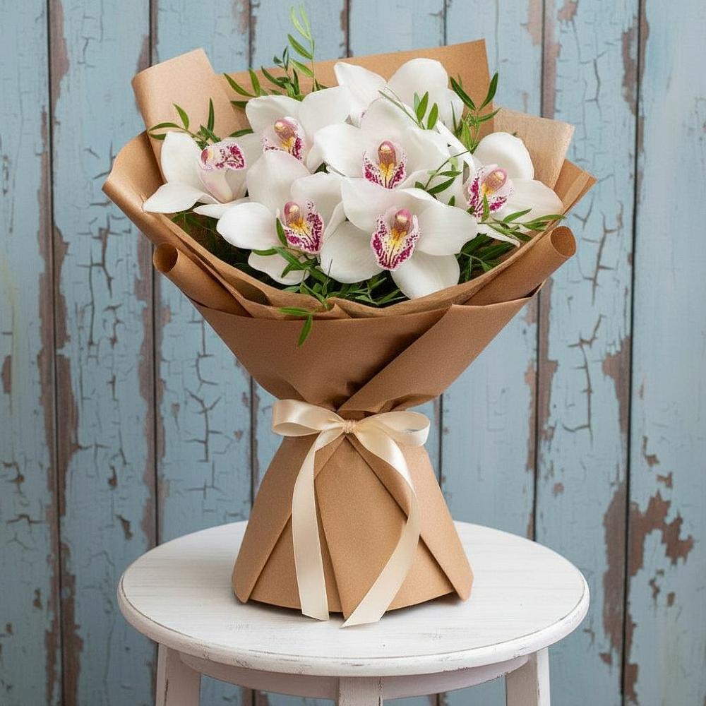 Букет цветов из: Орхидеи и Розы в Надыме