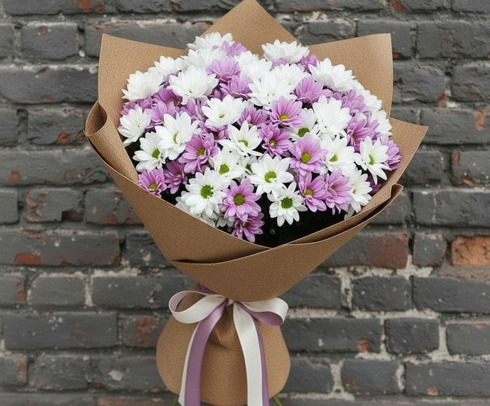 Букет цветов из: Хризантемы в Надыме