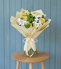 Букет цветов из:  Хризантемы и Розы #REPLACE_PRED# Надыме