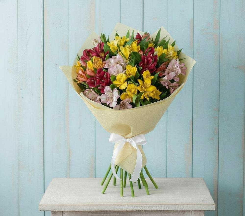 Букет цветов из: Альстромерии в Надыме